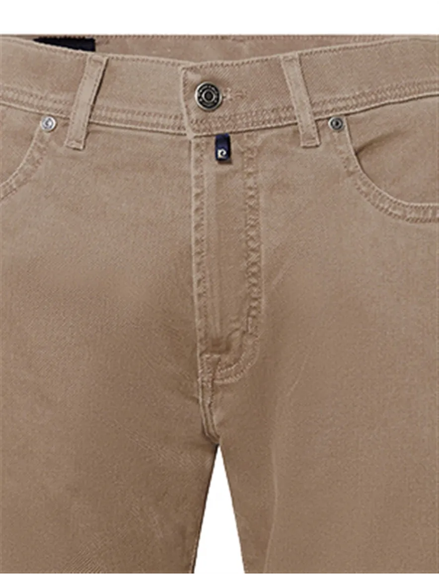 Pierre Cardin Lyon Tapered 5-pocket pantalon camel