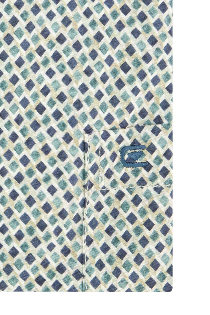 Overhemd groen geprint Casa Moda
