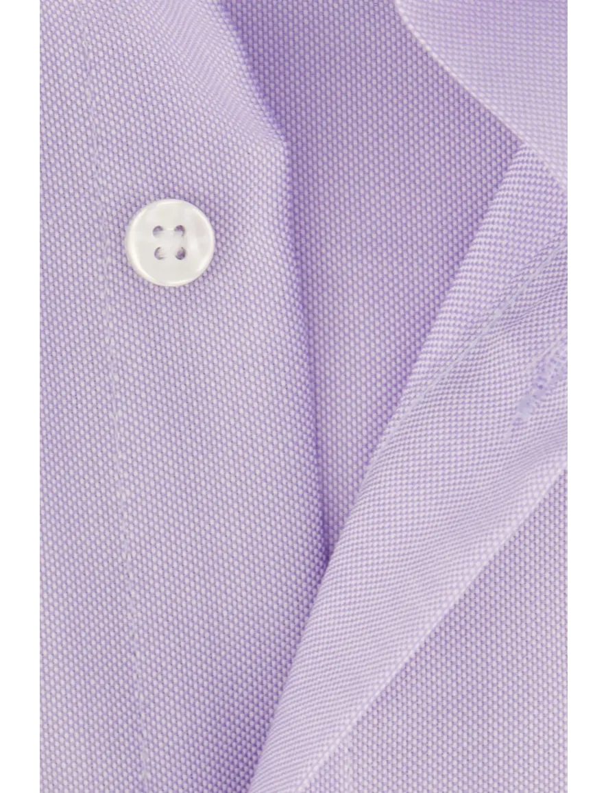 Comfort Fit Casa Moda overhemd paars strijkvrij