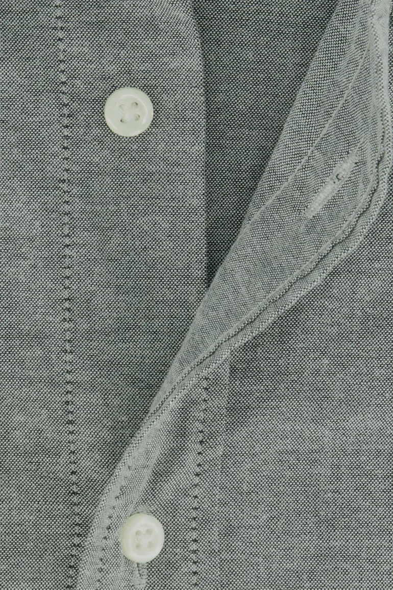 Tommy Hilfiger overhemd grijsblauw button-down