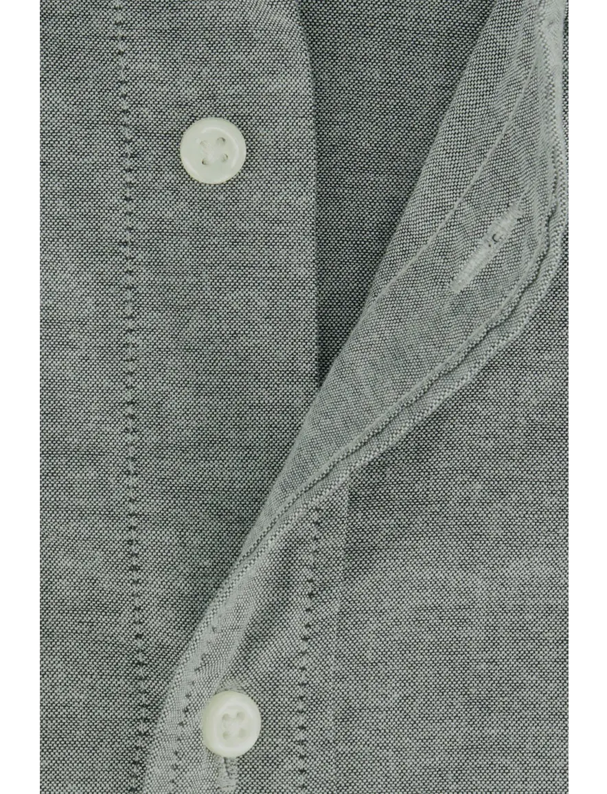 Tommy Hilfiger overhemd grijsblauw button-down