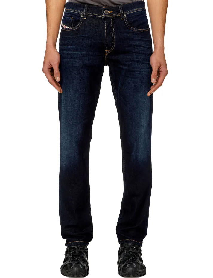 Diesel jeans D-Finitive wijde fit donkerblauw denim
