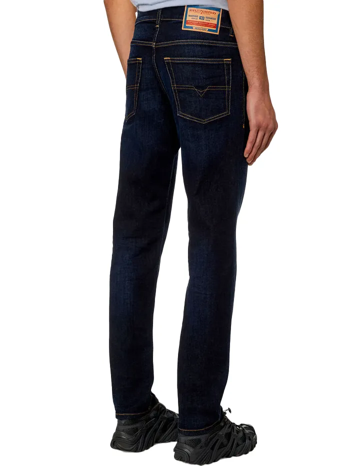 Diesel jeans D-Finitive wijde fit donkerblauw denim