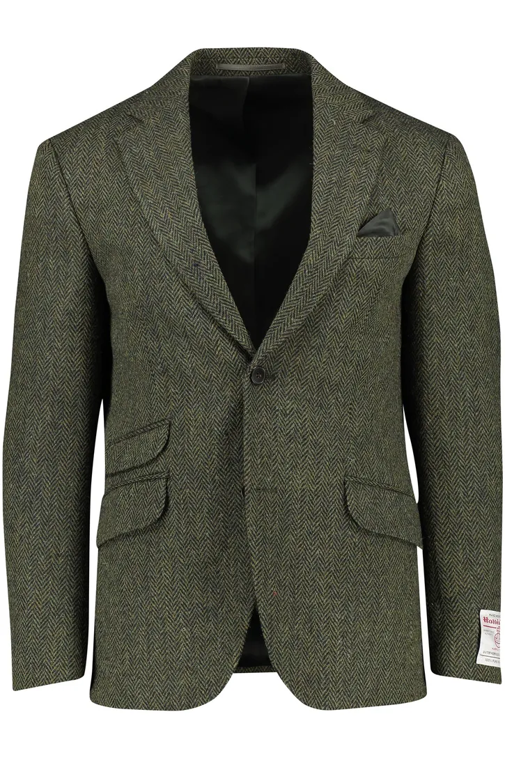 Wellington of Bilmore colbert wol groen geruit