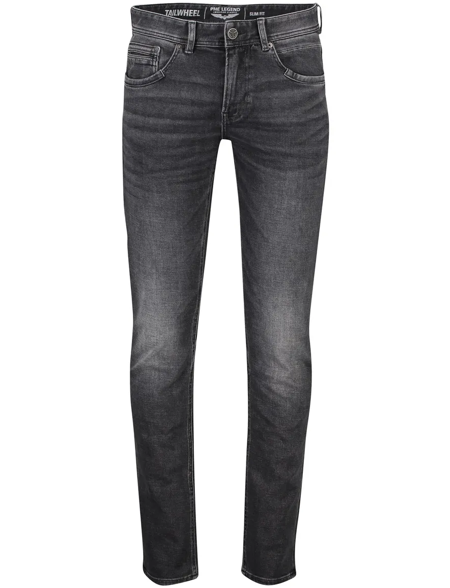 PME spijkerbroek Tailwheel slim fit grijs katoen
