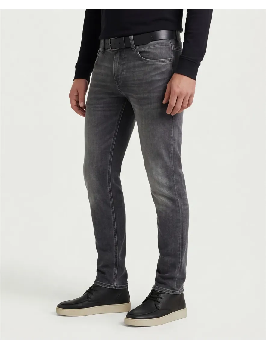 PME spijkerbroek Tailwheel slim fit grijs katoen