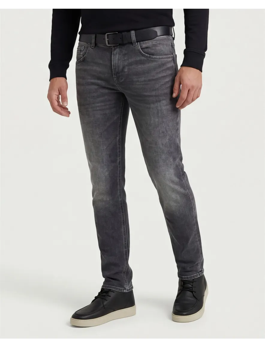 PME spijkerbroek Tailwheel slim fit grijs katoen