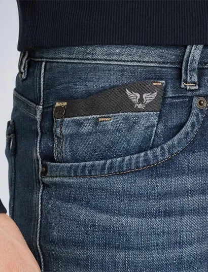 PME Legend jeans blauw effen Commander 3.0 relaxed fit