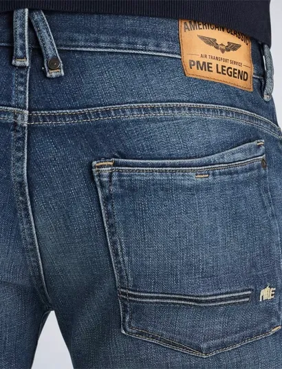PME Legend jeans blauw effen Commander 3.0 relaxed fit