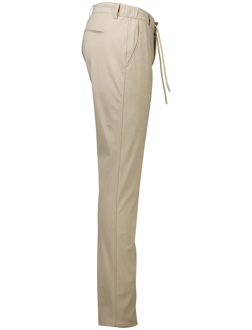 North84 travel pants beige polyamide chino en elastisch