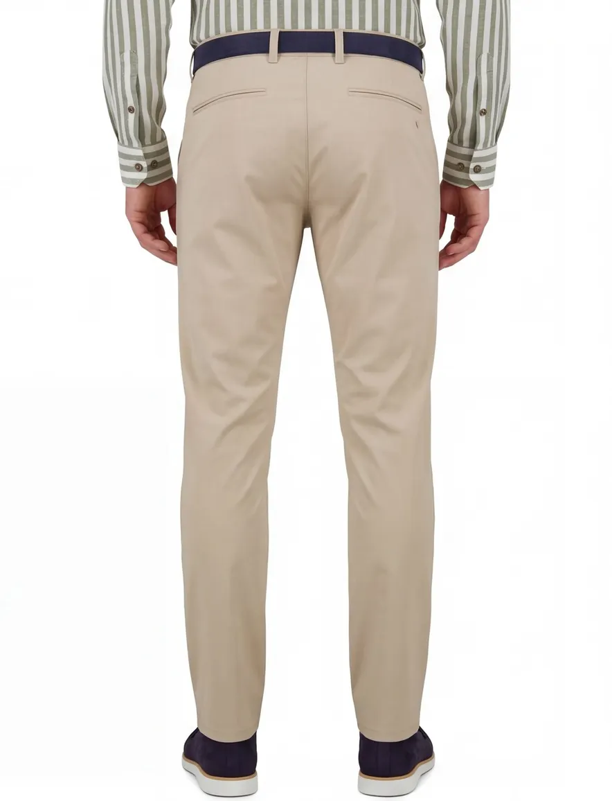 North84 travel pants beige polyamide