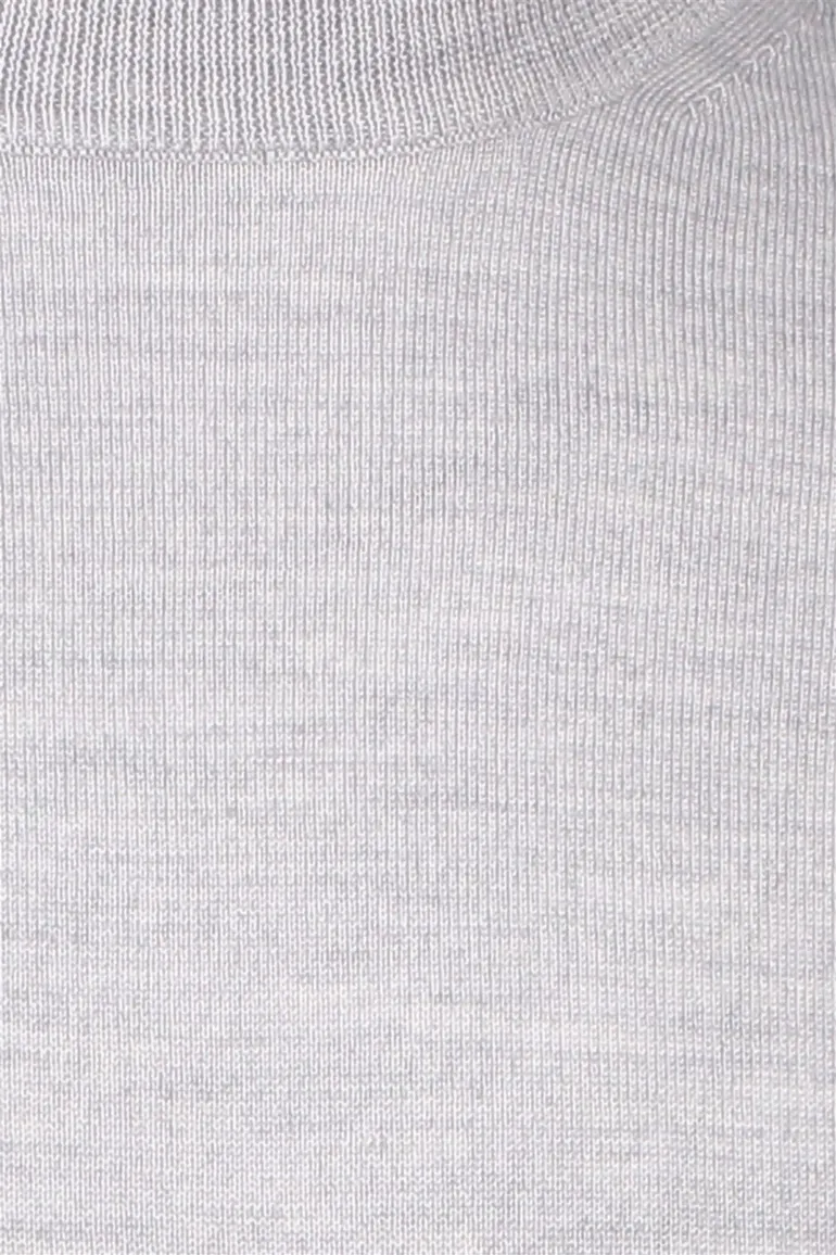 Portofino trui grijs turtle neck