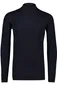 trui extra lange mouwlengte Portofino donkerblauw effen
