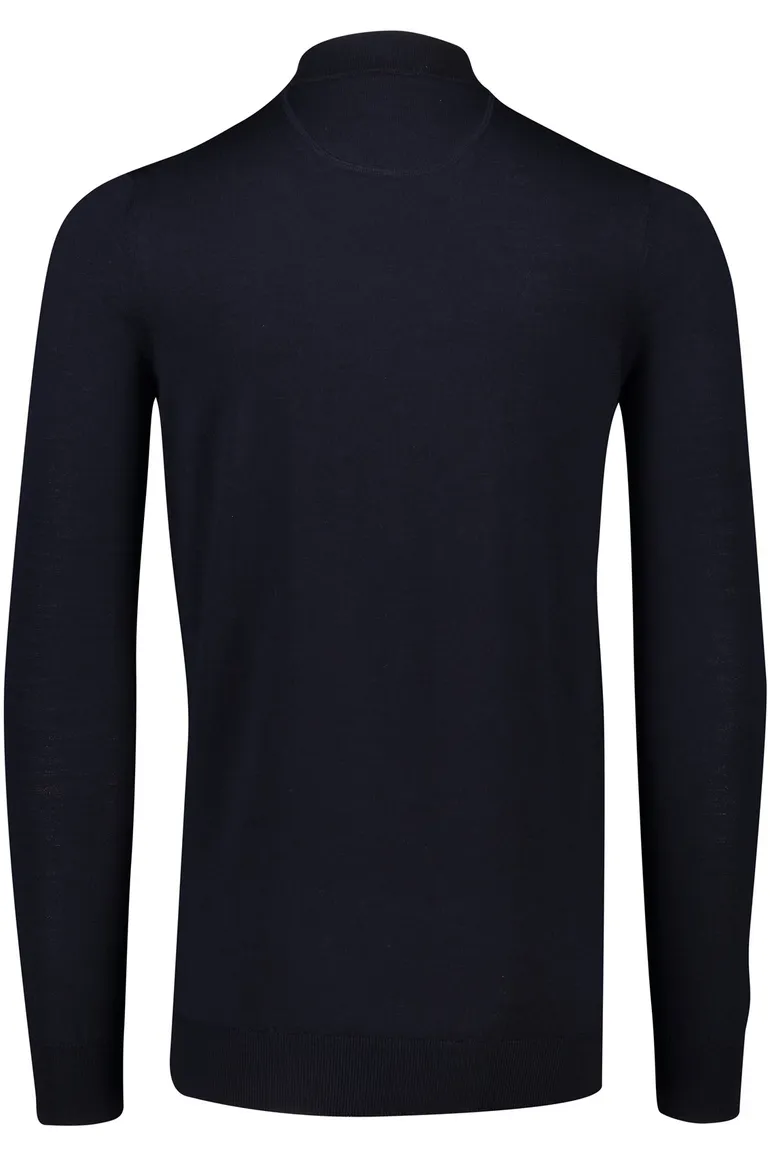 trui extra lange mouwlengte donkerblauw Portofino
