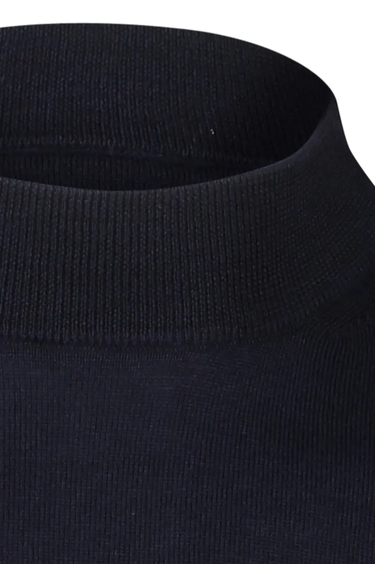 trui extra lange mouwlengte donkerblauw Portofino