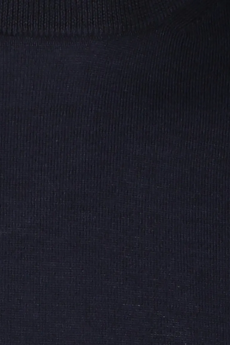 trui extra lange mouwlengte donkerblauw Portofino