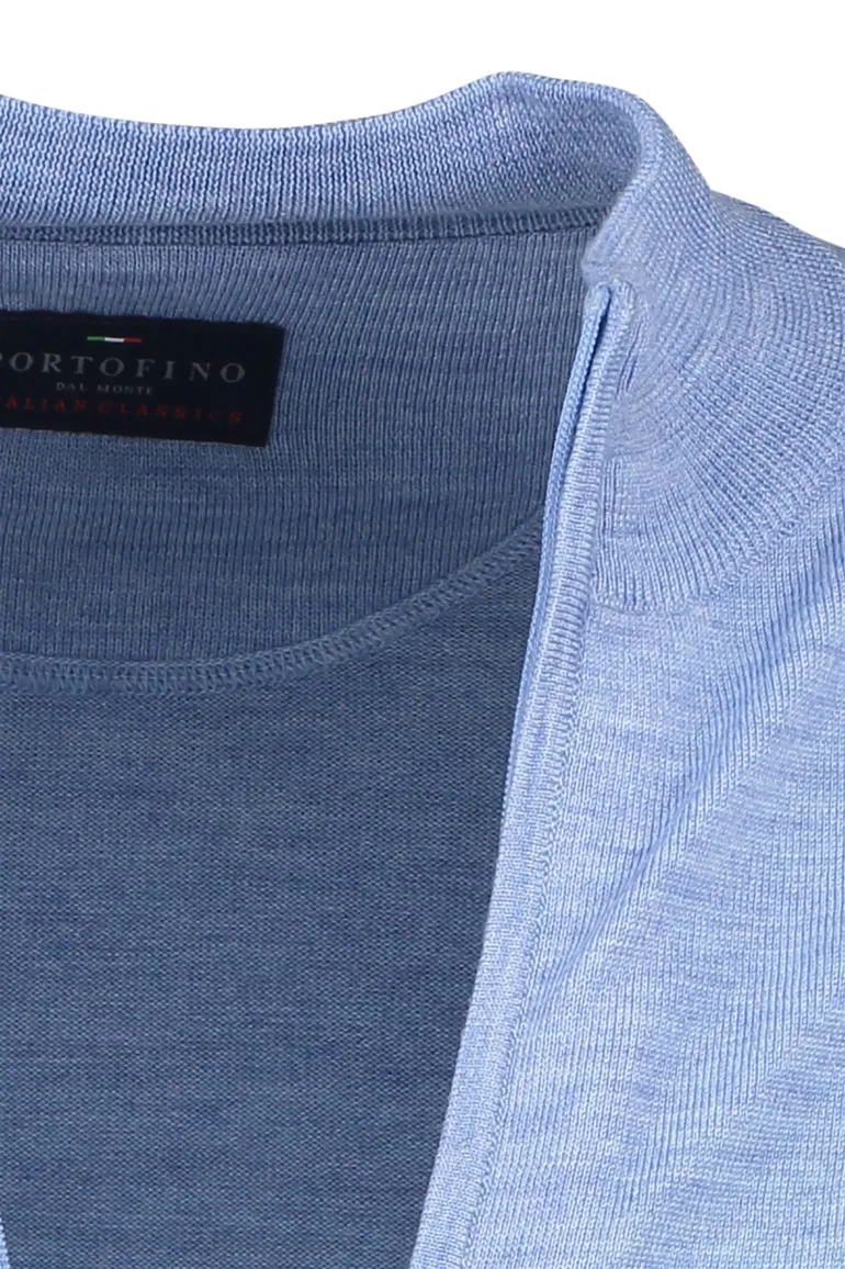 vest lichtblauw Portofino