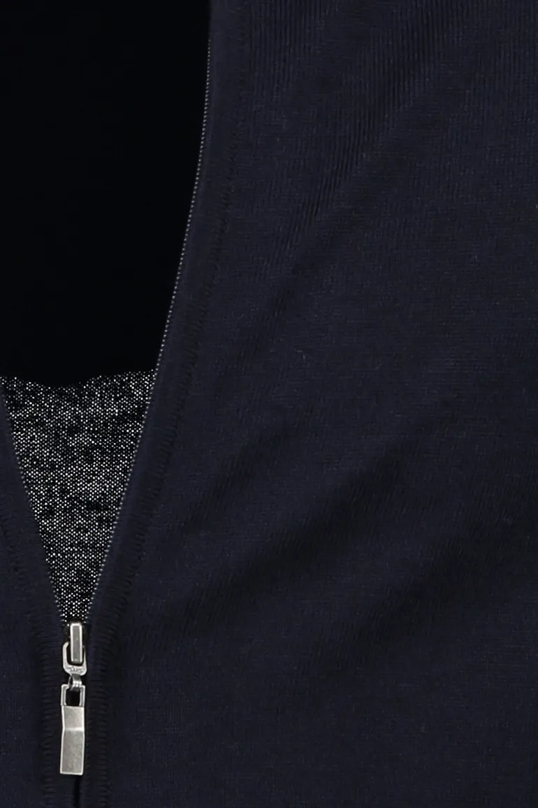 vest Portofino extra lange navy