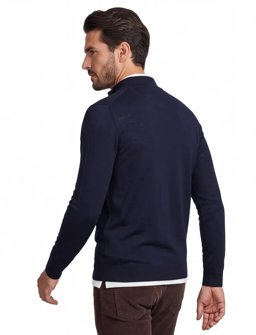 Portofino vest extra lange navy