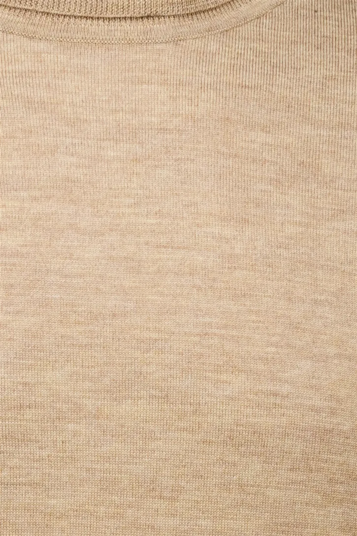 coltrui Portofino effen beige gemeleerd slim fit