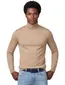 Portofino coltrui effen beige gemeleerd slim fit