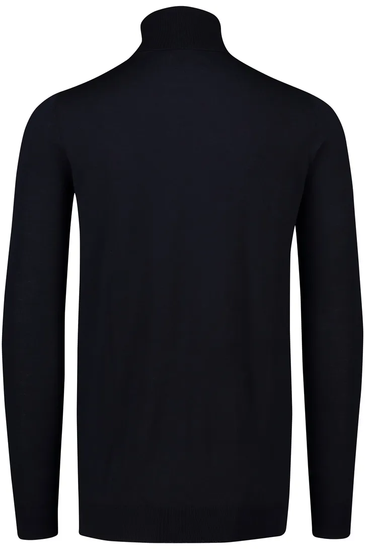 coltrui extra lange mouw Portofino donkerblauw merinowol