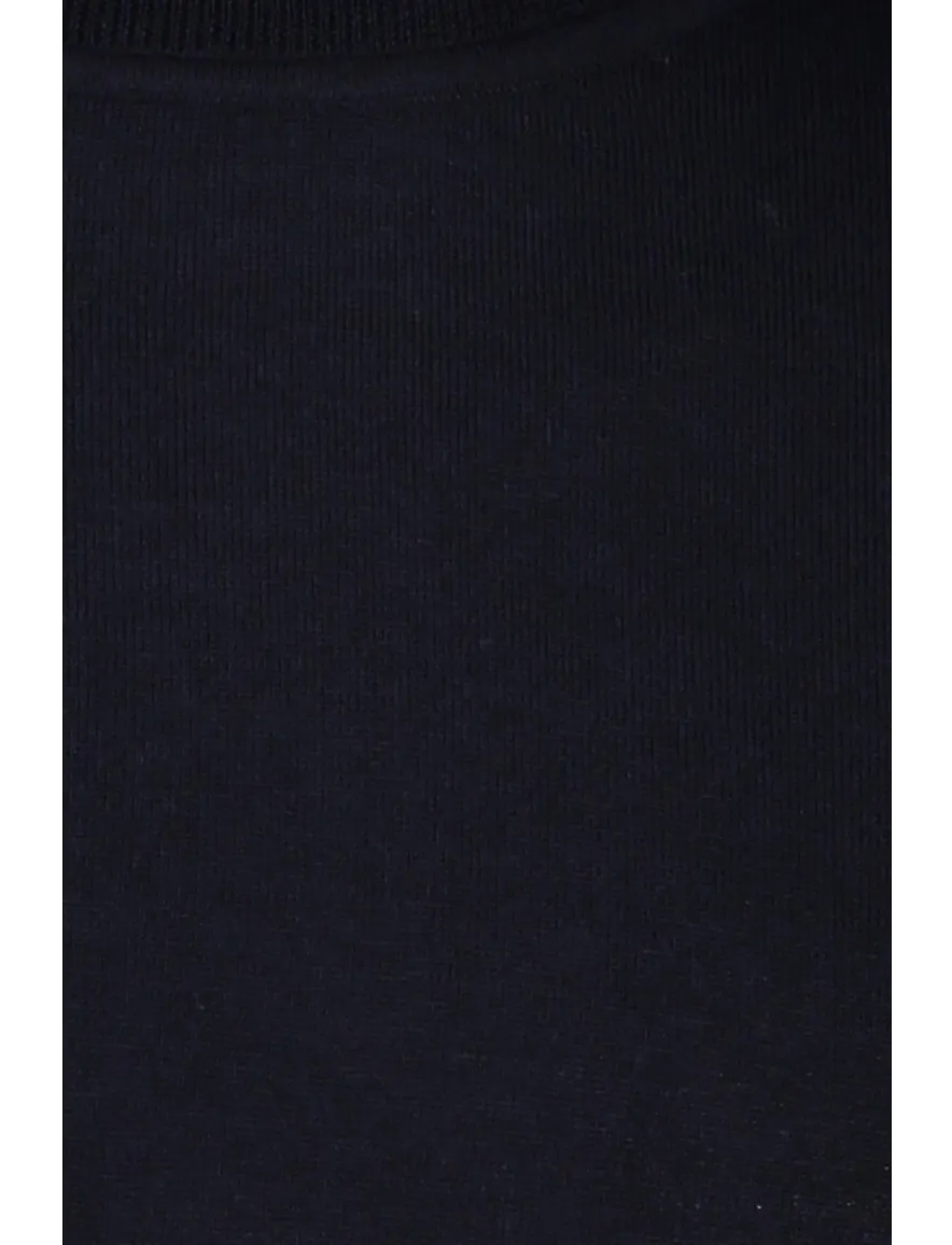 trui extra lange mouwlengte donkerblauw Portofino