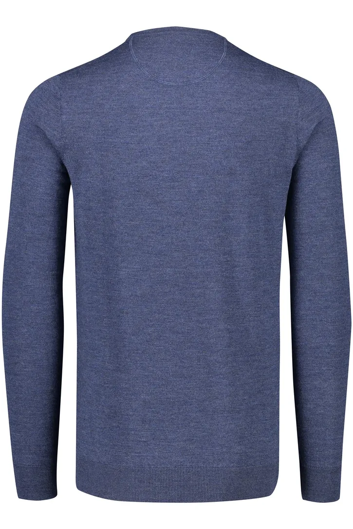 trui extra lange mouw Portofino blauw gemeleerd