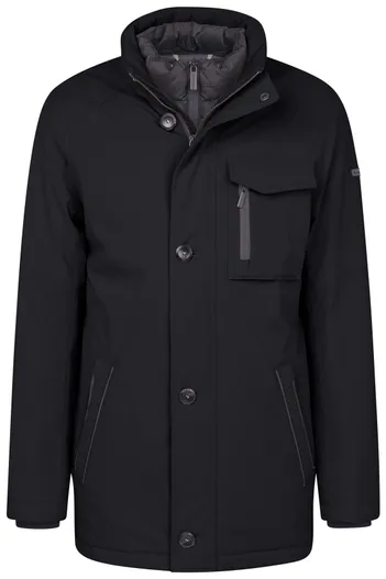 Bugatti Bugatti winterjas donkerblauw waterdicht