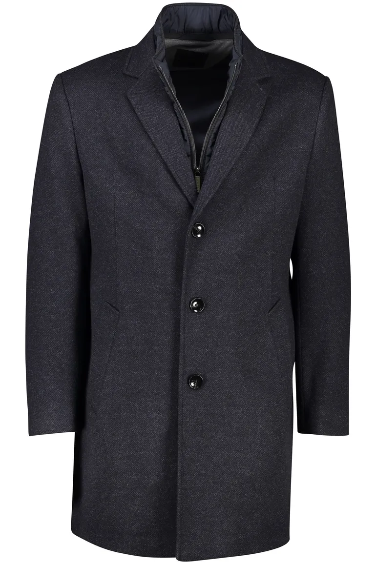 Bugatti winterjas donkerblauw