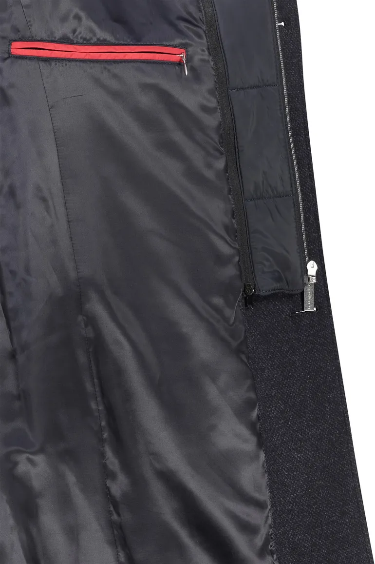 Bugatti winterjas donkerblauw