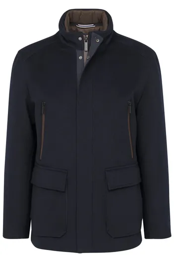 Bugatti Bugatti winterjas donkerblauw