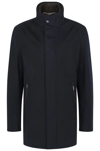 Bugatti Buggati jas donkerblauw uni wijde fit