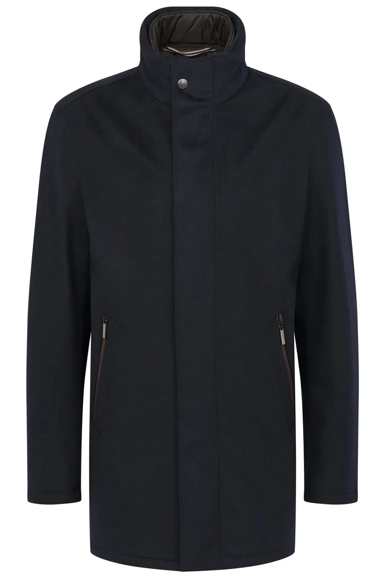 Buggati jas donkerblauw uni wijde fit