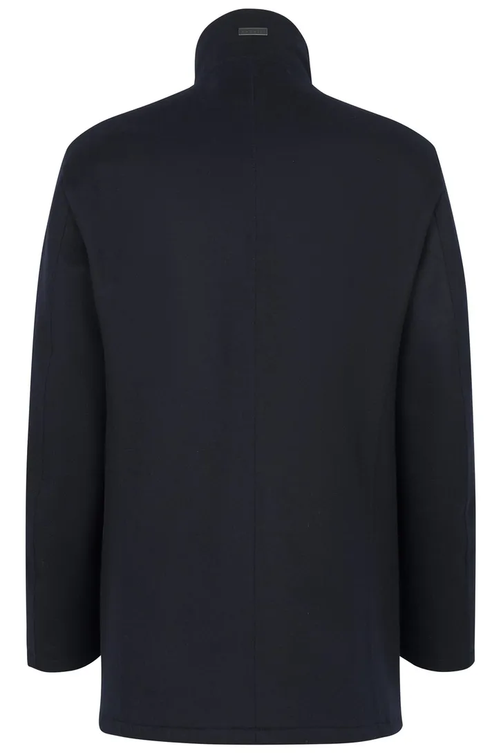 Buggati jas navy effen wijde fit