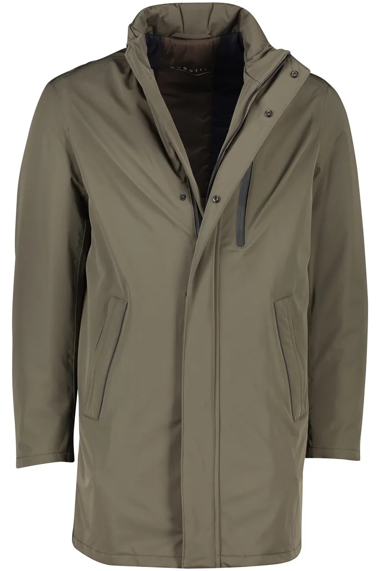 winterjas groen Bugatti