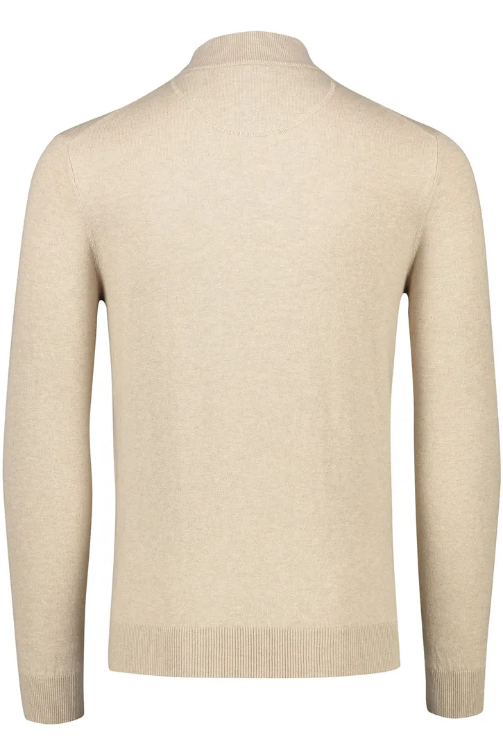 Portofino vest beige katoen en kasjmier