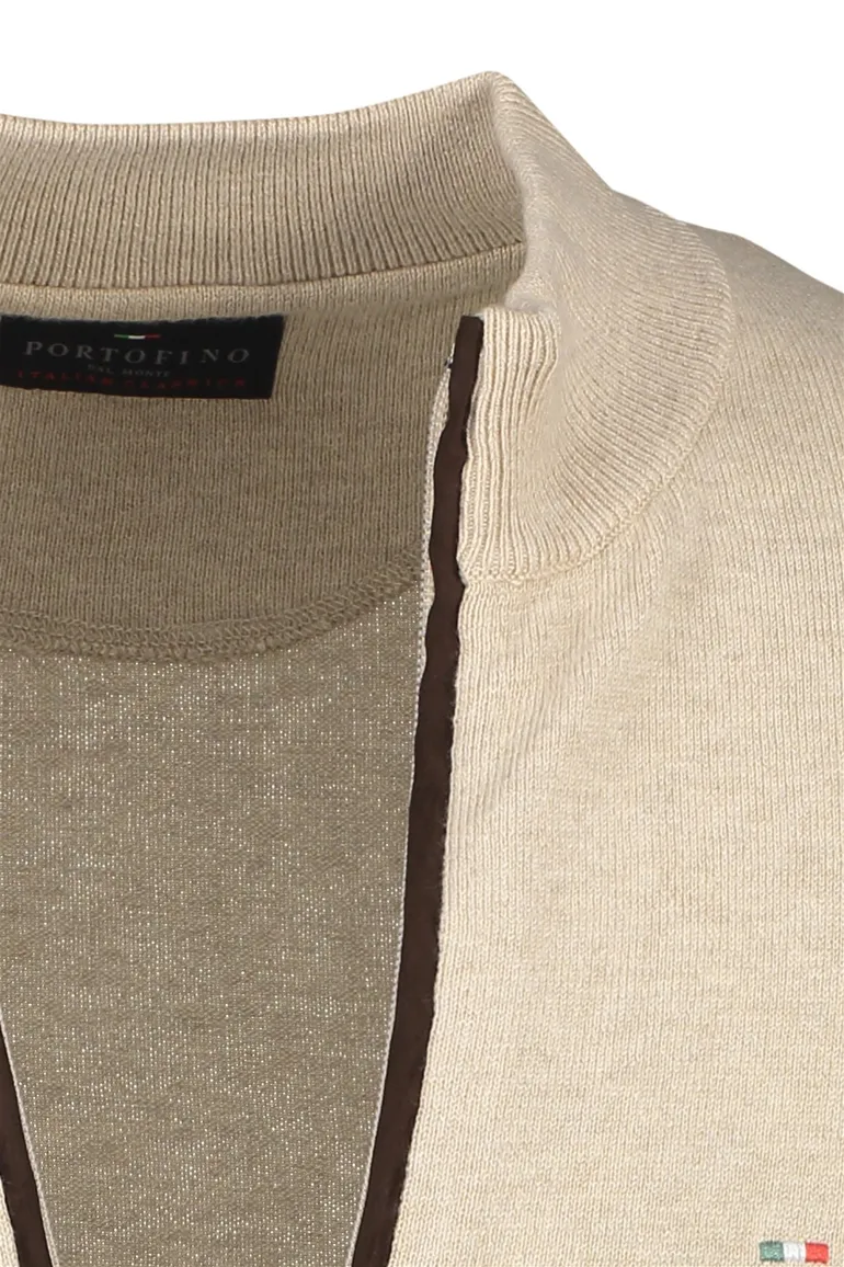 vest Portofino beige gemeleerd