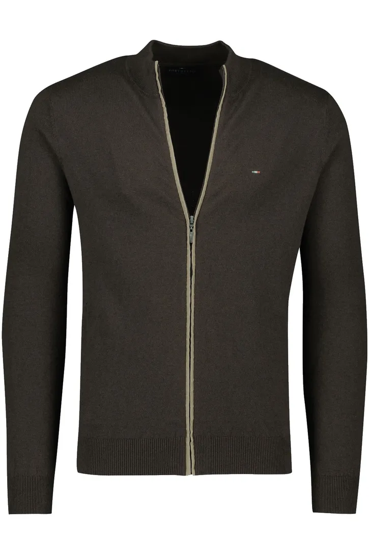 Portofino vest bruin extra lang