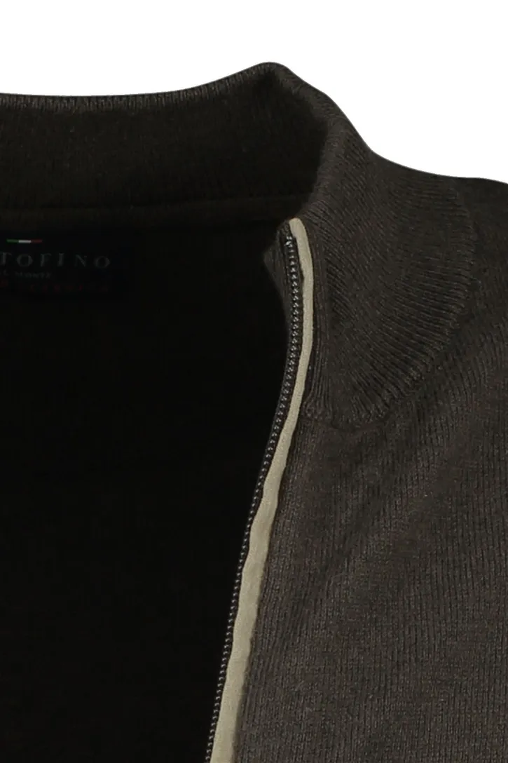 Portofino vest bruin extra lang