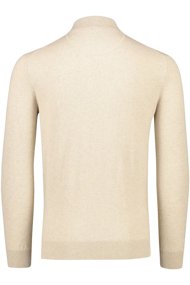 katoenen trui Portofino beige normale fit