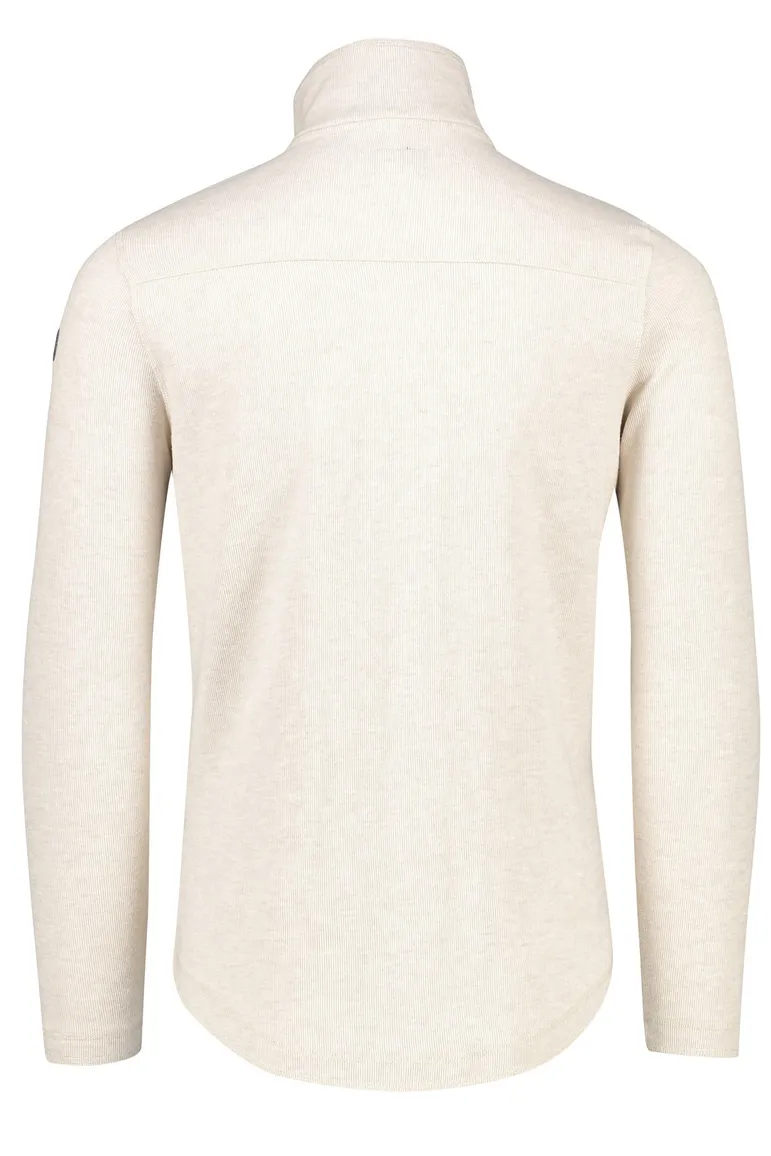 New Zealand overshirt beige effen katoen