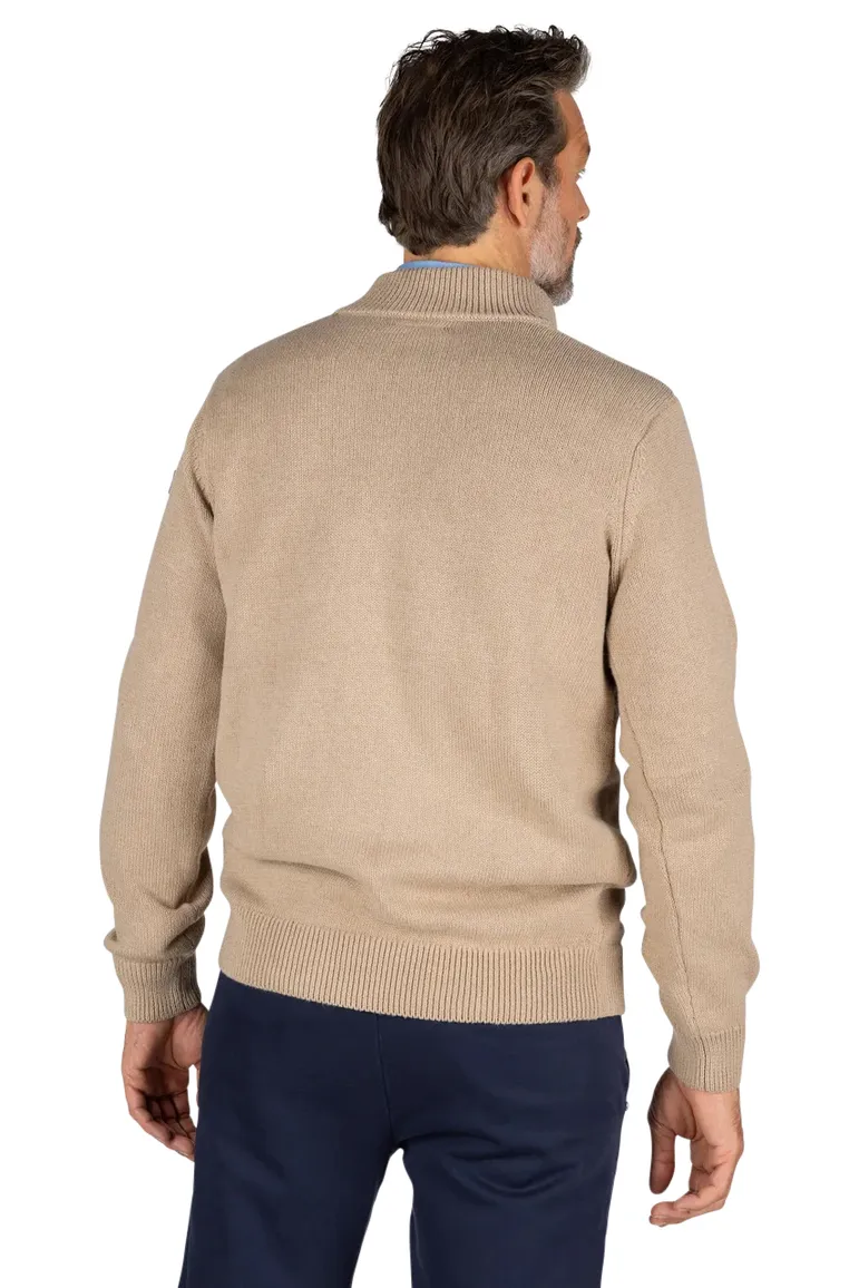 NZA sweater bruin katoen