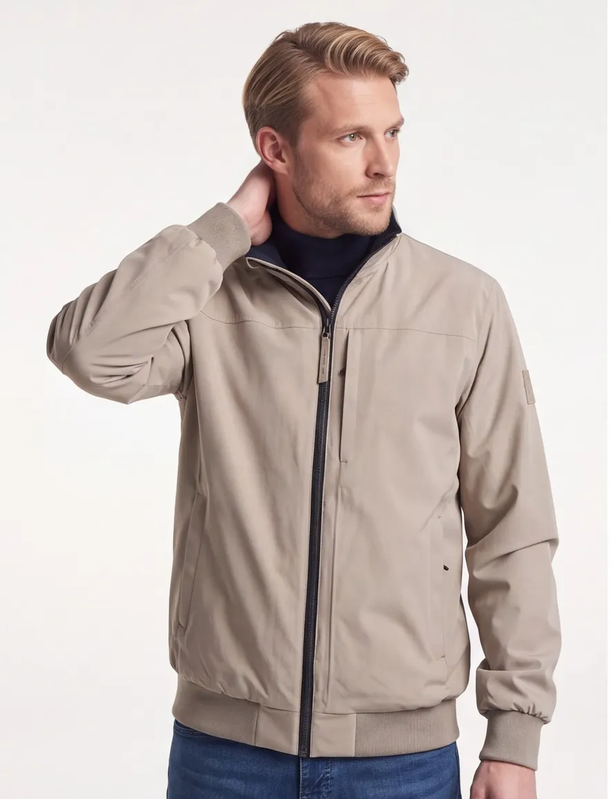 Tenson tussenjas Stewie beige softshell borstzak
