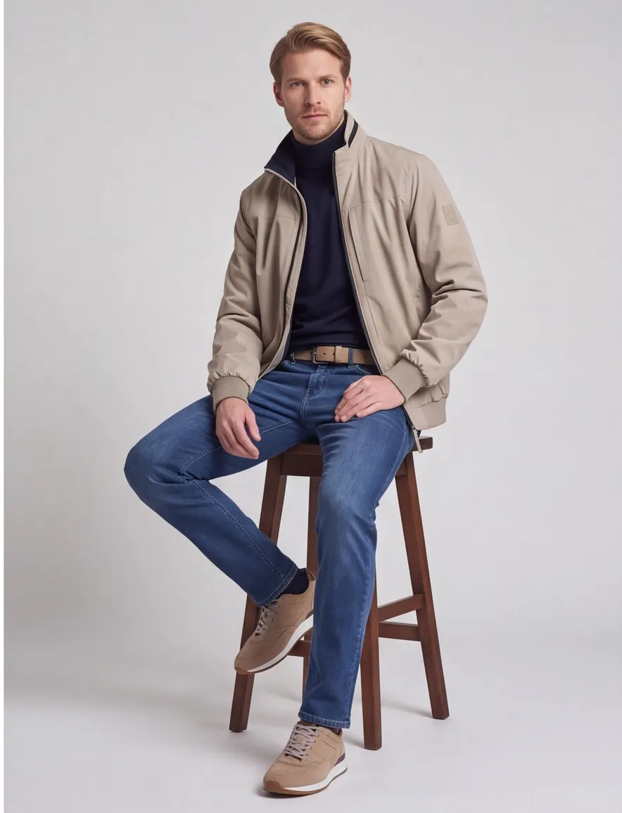Tenson tussenjas Stewie beige softshell borstzak
