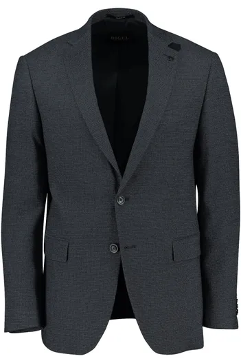 Digel Digel colbert donkerblauw geruit normale fit