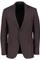 colbert Digel polyester, stretch normale fit rood geruit