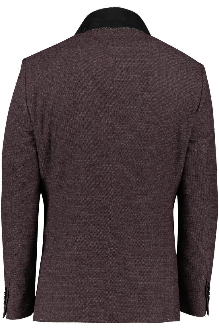 Digel colbert rood geruit normale fit