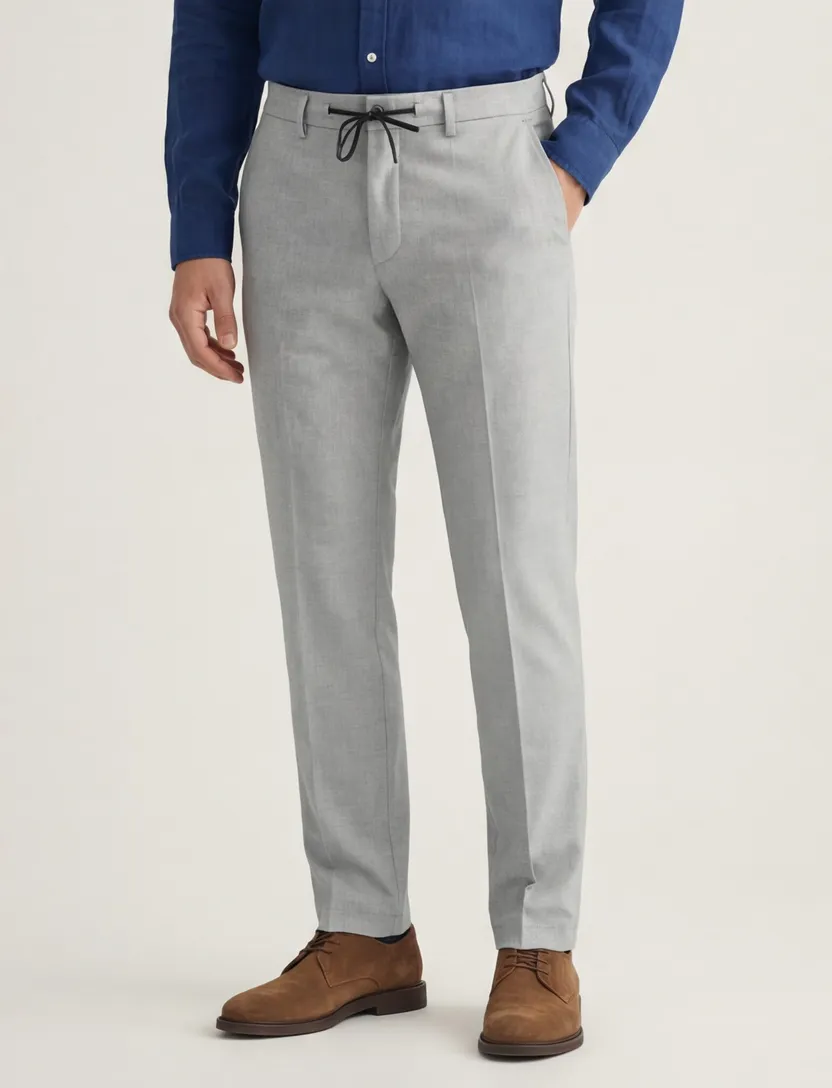 Roy Robson pantalon mix en match grijs normale fit
