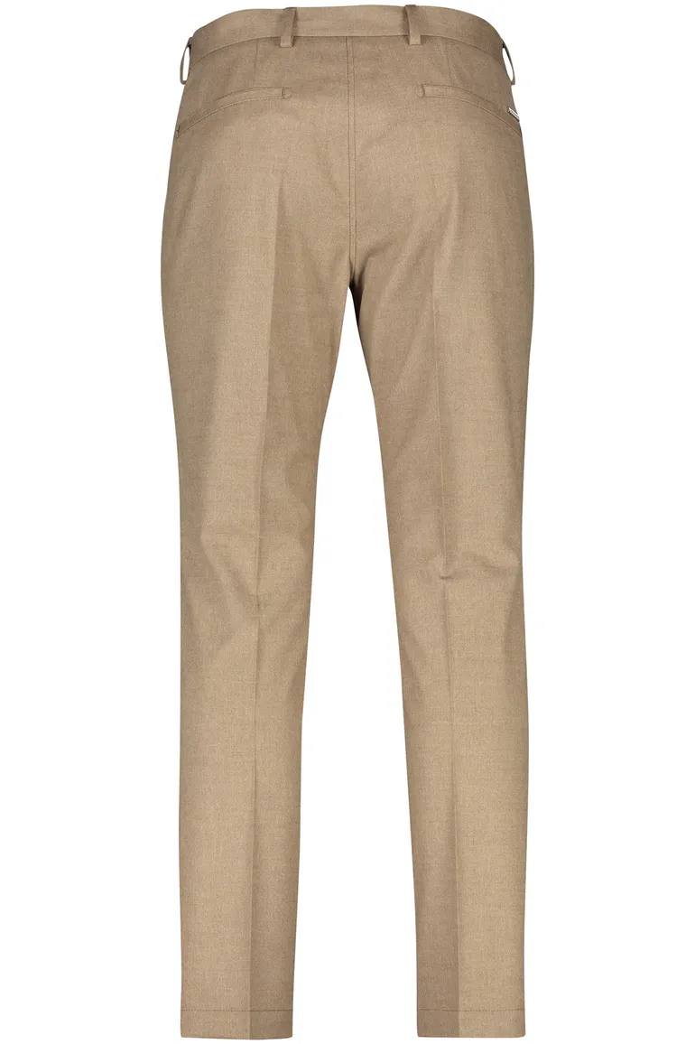 Roy Robson pantalon mix en match camel gemeleerd normale fit